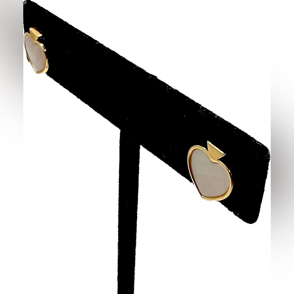 Signature Spade Mini Studs, NWT - Picture 4 of 7